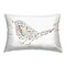 Floral Nature Bird Outdoor Printed Pillow Design by Danhui Nai, 14 x 7 x 20